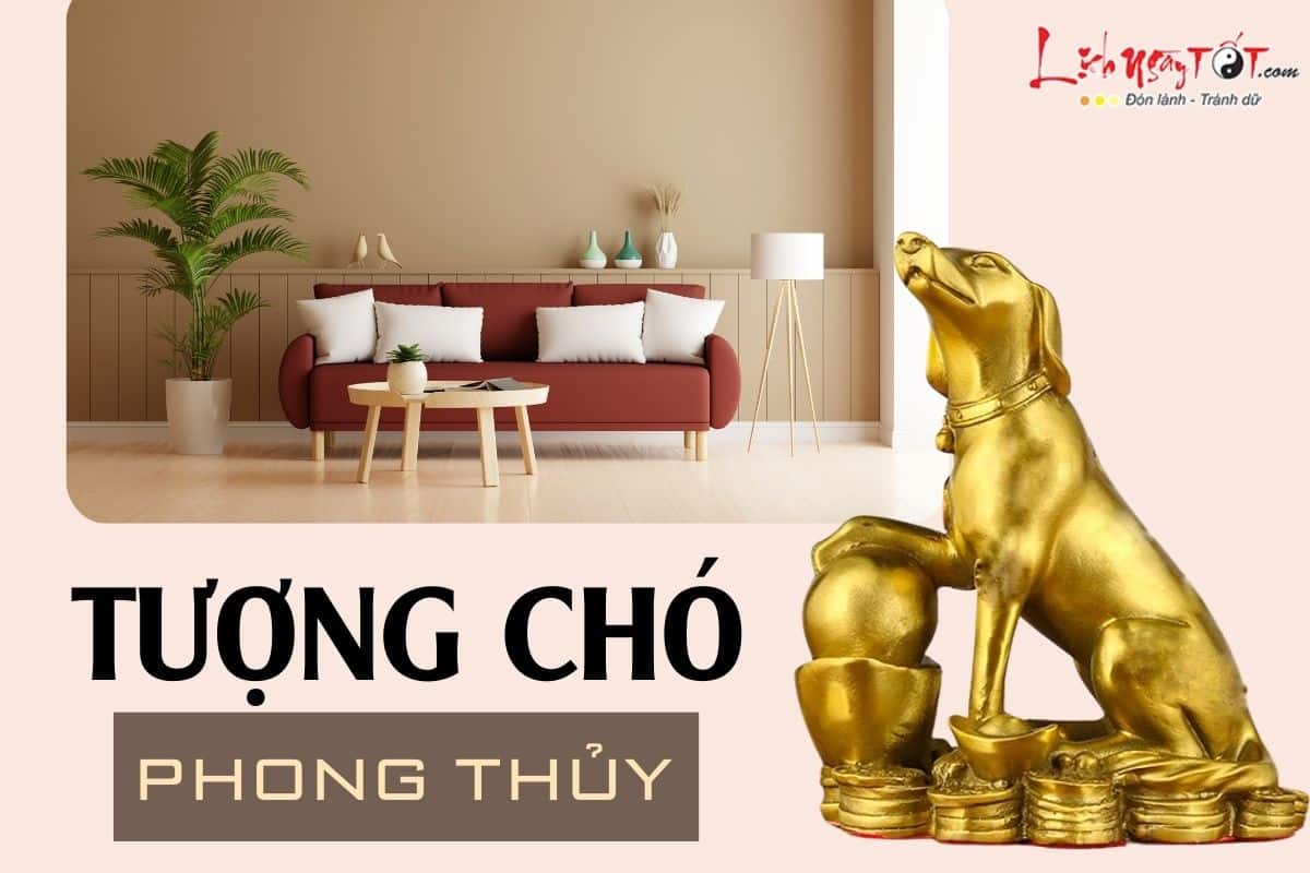 Tượng Chó phong thủy Tuong Cho phong thuy