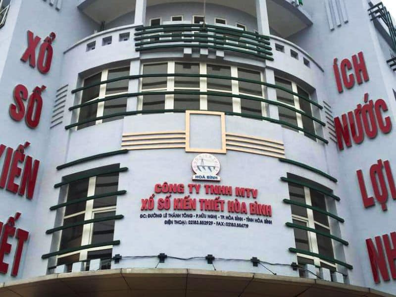 Đổi vé số trúng ở Hoà Bình tại công ty XSKT